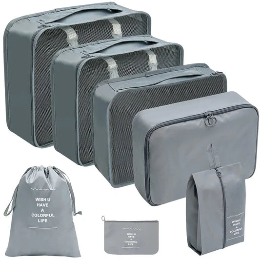 EssVoyage™ Ultimate Travel Companion: 7-10 Piece Suitcase Organizer Set